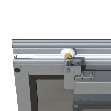 SBIN man. sliding door 0°C for meat rail