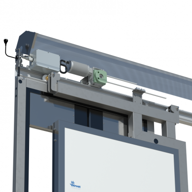 A1L000P SBINA automatic sliding door 0°C for meat rail