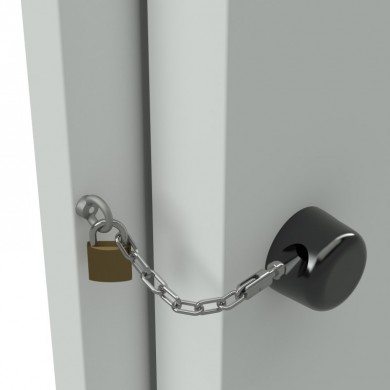 Chain lock with padlock