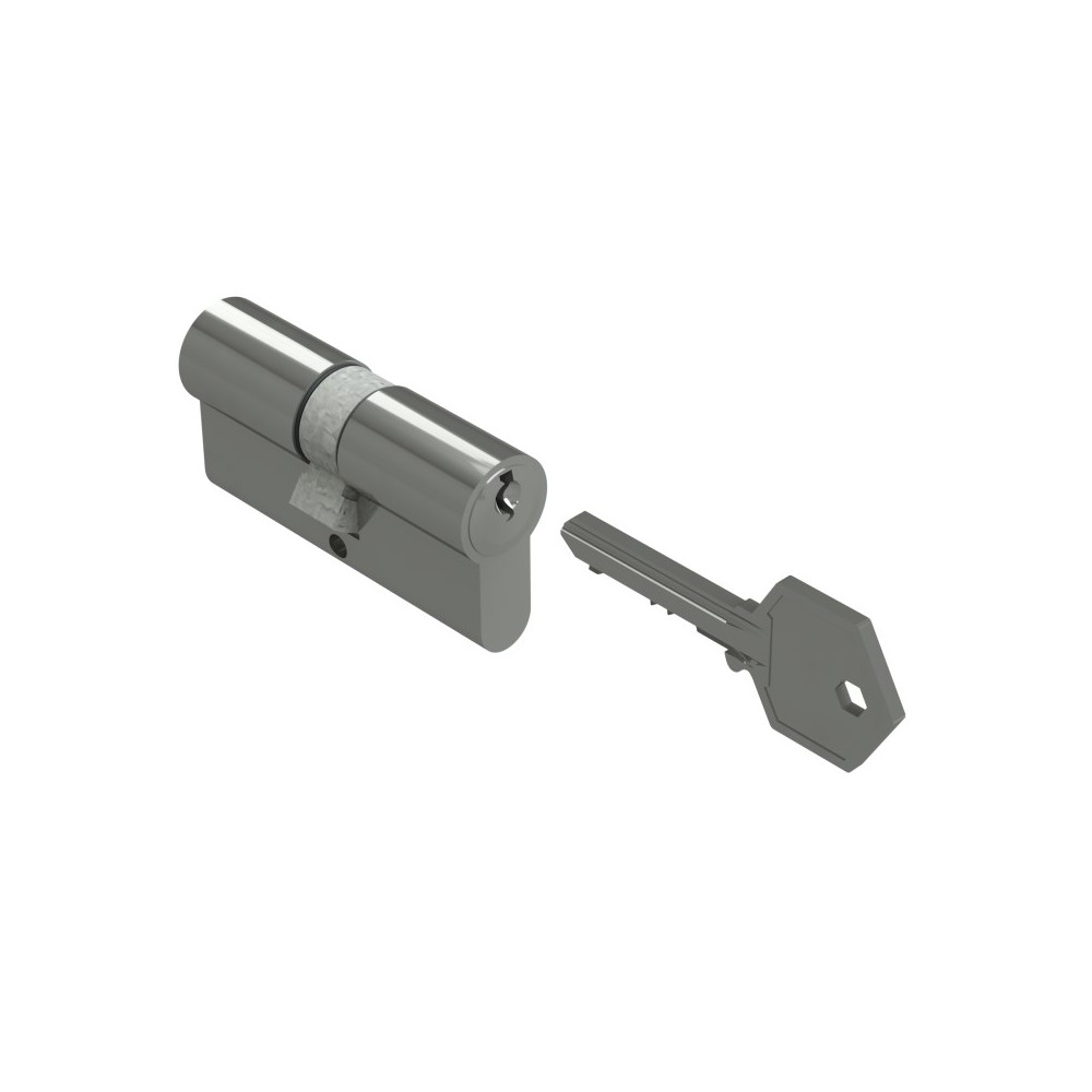 European lock with keys