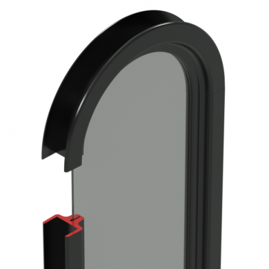 A2X1713 Oval porthole 250x750mm
