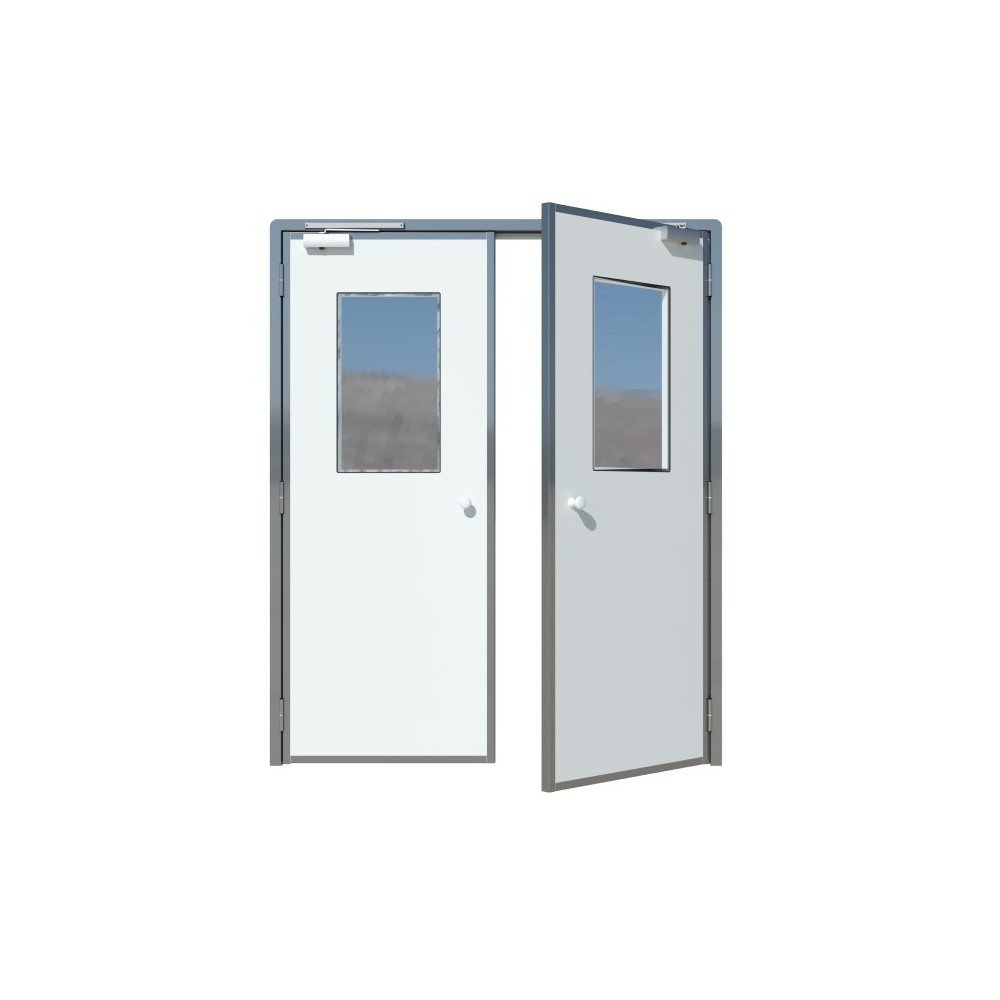 B1A0A00 TSD2 double clear room door